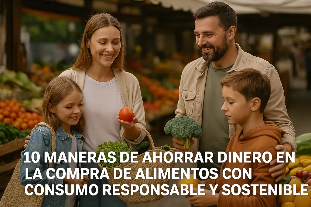 10 maneras de ahorrar dinero en la compra de alimentos con consumo responsable y sostenible